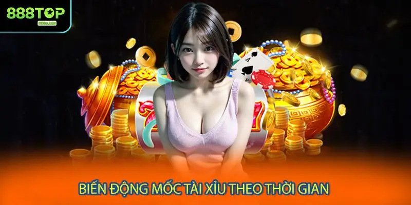 Biến động mốc tài xỉu theo thời gian
